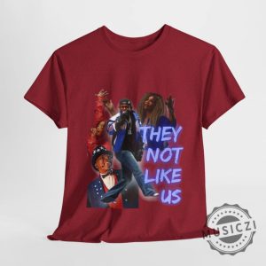They Not Like Us Super Bowl 2025 Kendrick Lamar Shirt musiczi 5